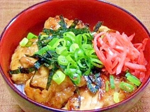 豚小間切れ肉で☆ガッツリこってり豚丼